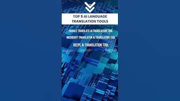 Top 5 AI Language Translation Tools in 2023