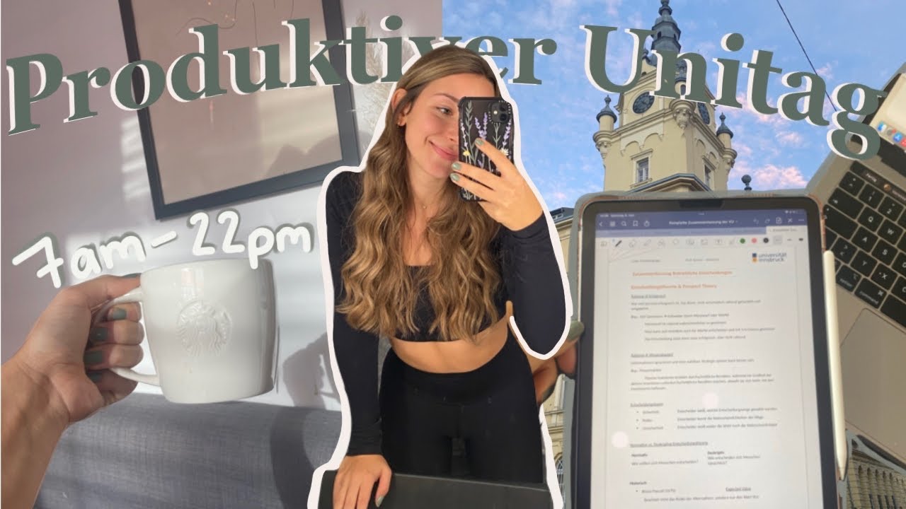 Ganzer Unitag von 7 Uhr bis 22 Uhr // UNI - LIFE Balance, Produktiv und cozy, Vlogmas Tag 7