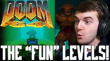 Playing the "Fun" Levels! Doom 64: A Rise to the Top Series! Full Walkthrough Livestream Part 7