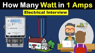 Amp to Watt Calculation in Electrical system || amp to watt @TheElectricalGuy