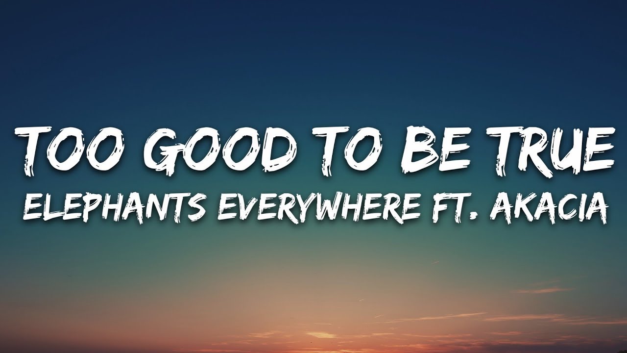 Elephants Everywhere - Too Good To Be True (Lyrics) ft. AKACIA [7clouds ...