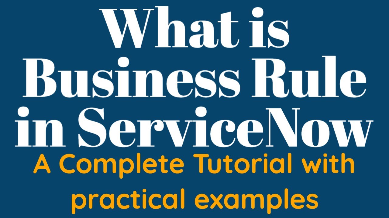 servicenow assignment rule vs business rule