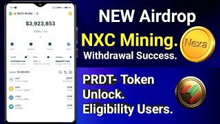 NEXA Mining AIRDROP Withdrawal! New Crypto Airdrop NXC Coin!