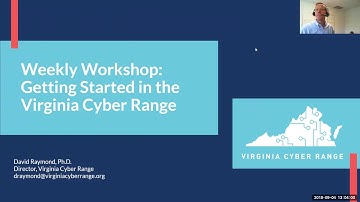 Getting Started in the Virginia Cyber Range