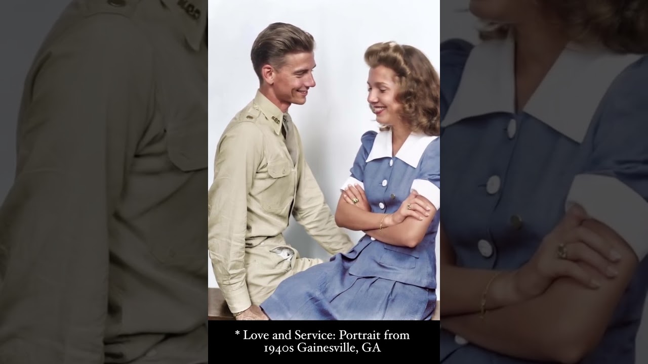 Young Couple in 1940s Gainesville, GA (Nathan C. White)