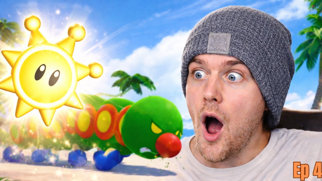 A GIANT CATEPILLAR? Lets Play Super Mario Sunshine ep 4!