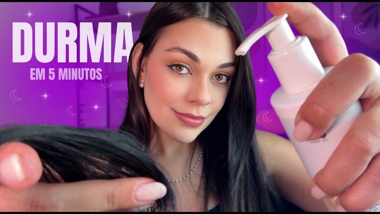ASMR: Amiga Cuida do Seu Cabelo Na Festa Do Pijama 🪮👚