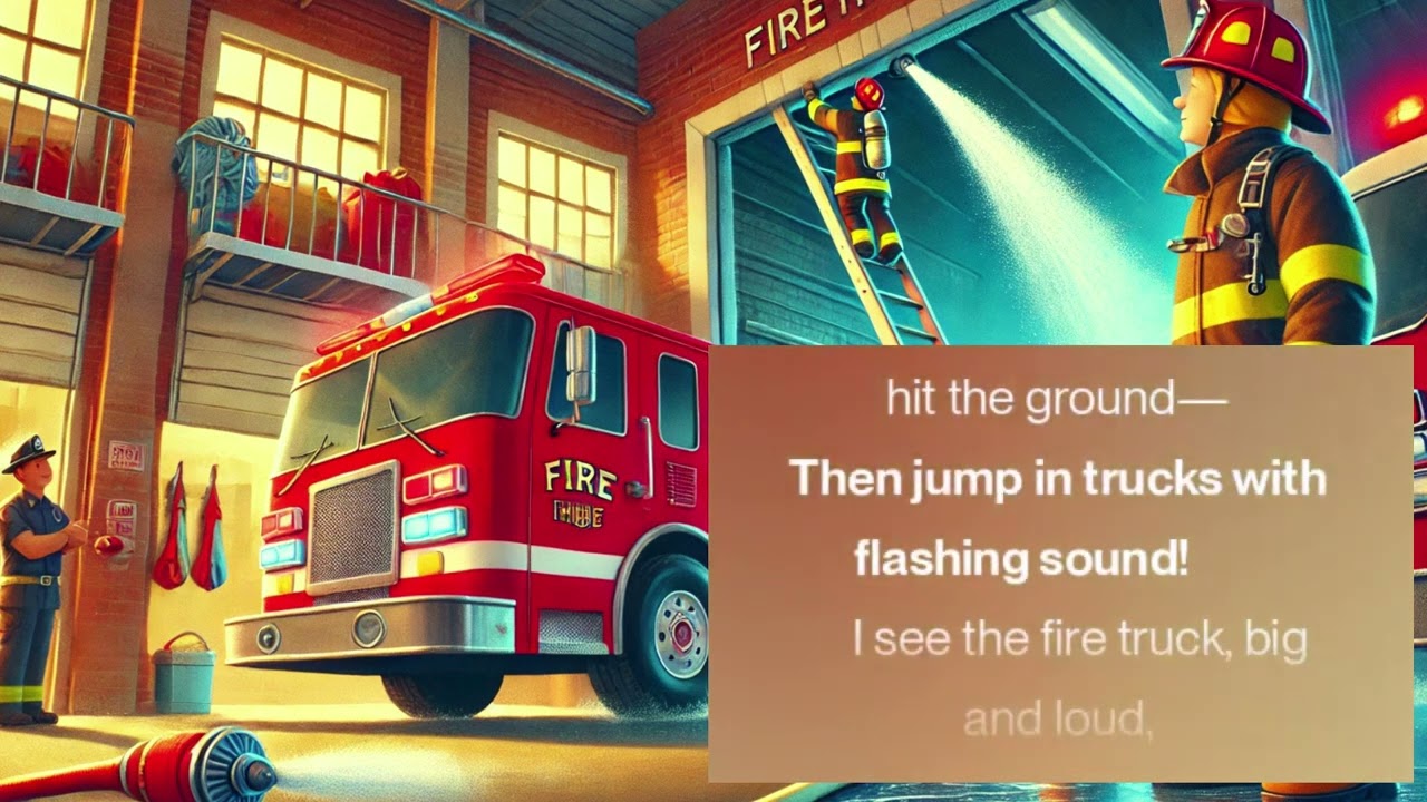 Who Do I See at the Firehouse? | Fun Song for Kids | Meet the Firefighters!