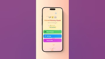 SwiftUI Animal Memory Game for Kids 🐶🧠