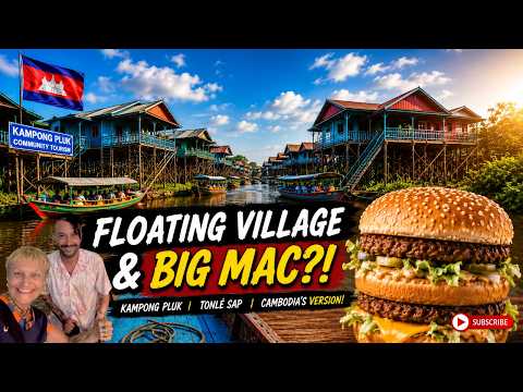 We EXPLORED a FLOATING VILLAGE. ⛴ Then Found Cambodia's BIG MAC. 🍔 🇰🇭