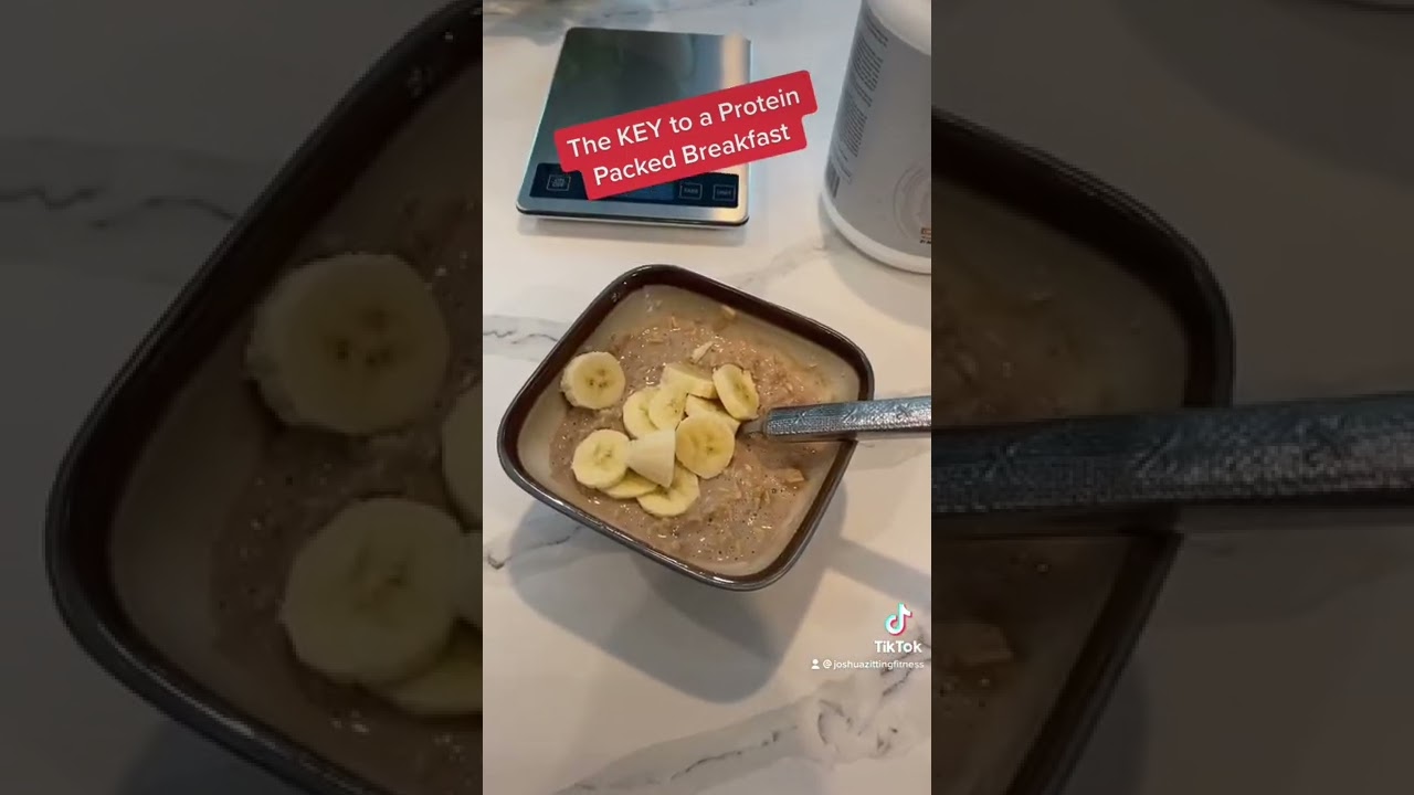 Here is meal #1 - my recipe for Protein Oatmeal with Core Nutritional Peanut Butter Protein