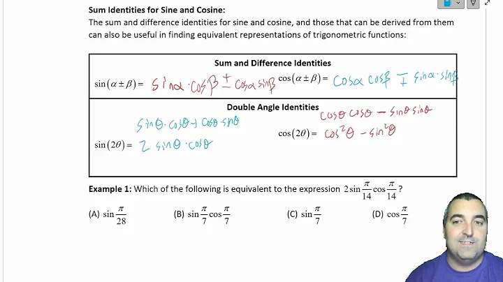 3.12 Equivalent Representations of Trig Functions Part 3