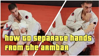 Breaking The Hands' Connection From The Armbar