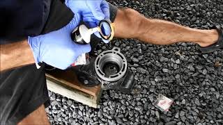 YANMAR SAILDRIVE SD20 SEALS AND BEARINGS REPLACEMENT