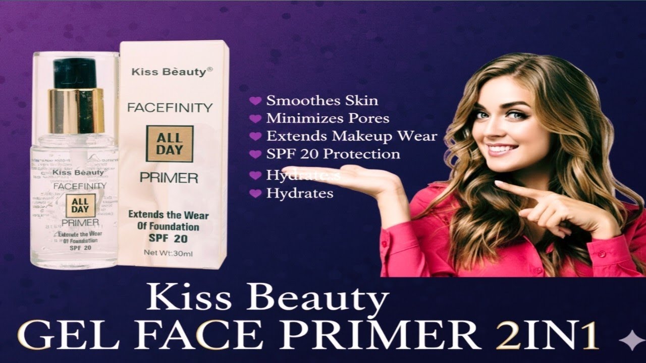 Kiss beauty face primer/kiss beauty oil control primer/how to use face primer