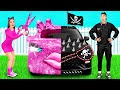 Розовая машина Vs Черная машина Челлендж Сумасшедший челлендж от BaRaDa Challenge 