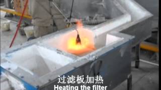 aluminum cast house in China(round aluminum melting furnace)