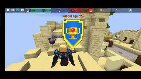 Thử thách, chs solo build and shoot bằng kiếm |Blockman go|