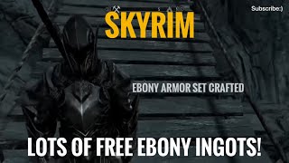 Skyrim: How to get Unlimited Ebony ingots for free!