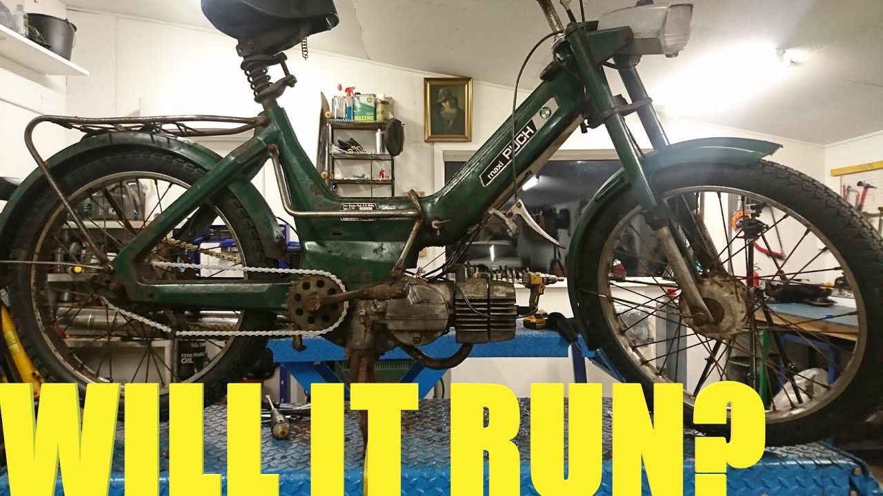Puch Maxi- WILL IT RUN? Part 1