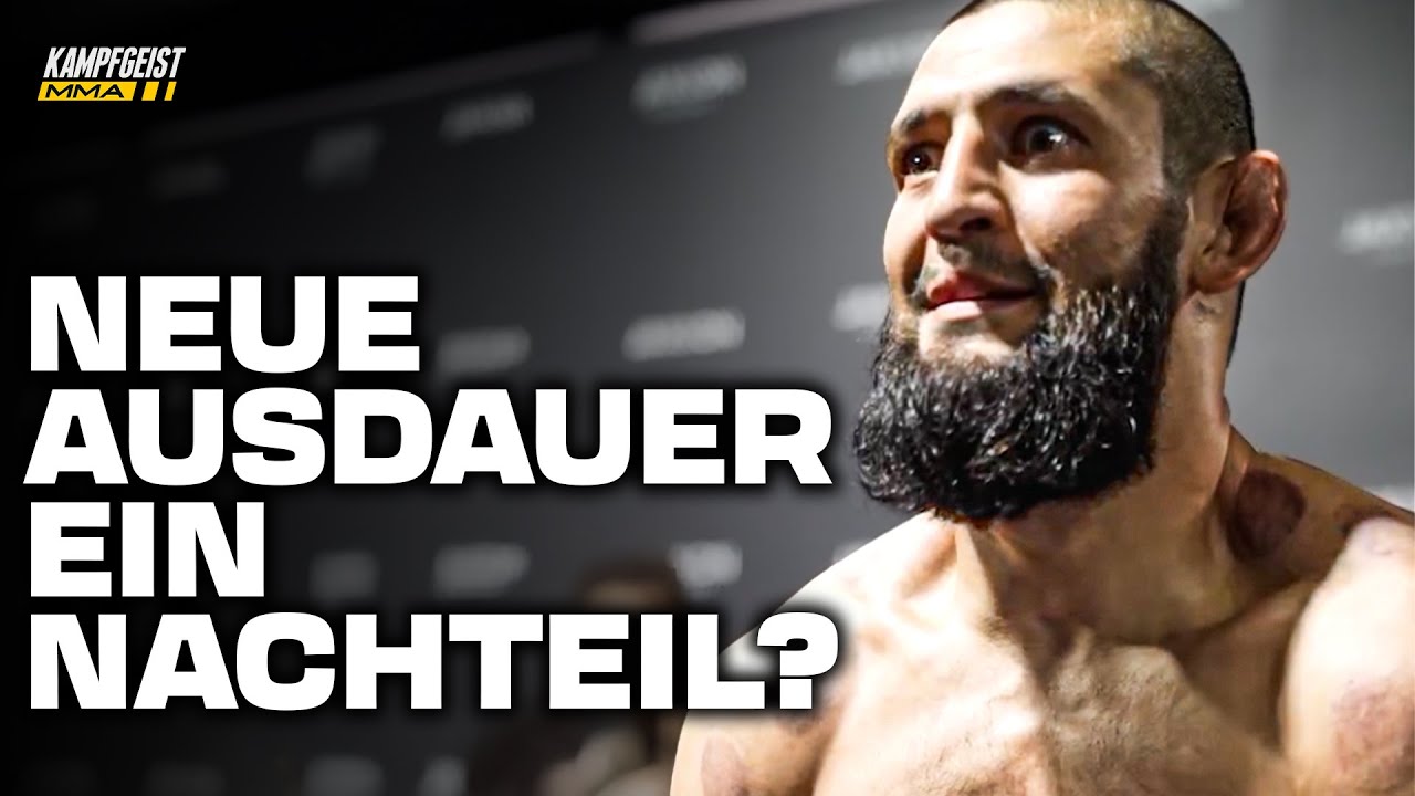 UFC Legende WARNT Khamzat Chimaev vor einer BESSEREN Ausdauer!