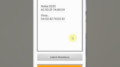 Tutorial Bluetooth Attendance