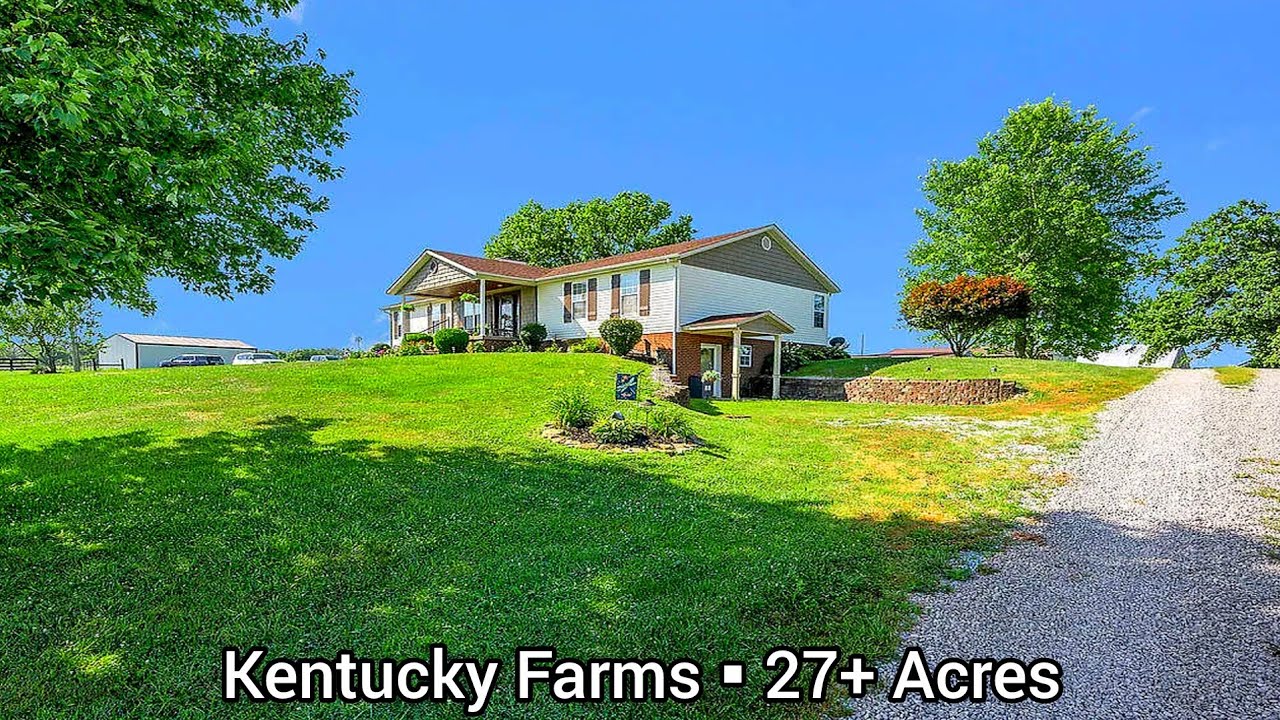 Kentucky Farms For Sale | 27+ Acres | 2-Homes | 3-Ponds | Kentucky Real Estate | Farmsland 