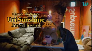 Happy Birthday Jung Hoseok Uri Sunshine 2024 🎁🐿⚘️🎂🍰🥂🎉