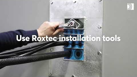 Use Roxtec installation tools