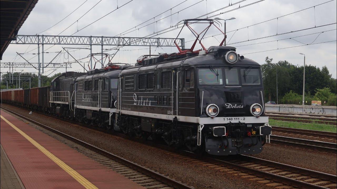 EU07E-482 + EU07E-448 + TEM2-065 Dolata z węglarkami | Luboń