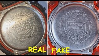 G shock watch real vs fake. How to spot original Casio G shock protection bumble bee.