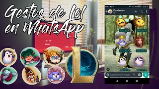 Usar gestos de League of Legends en WhatsApp || Los mejores stickers de Lol en WhatsApp para Android screenshot 5