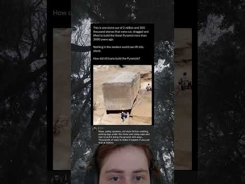 Giant Pyramid Stone Moved Using Simple Tools