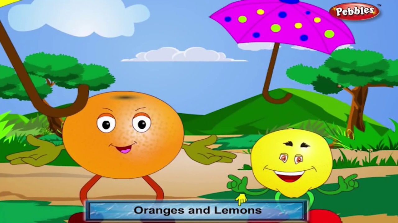 Orange Rhyme Fruit Rhymes for Children Nursery Rhymes for Kids