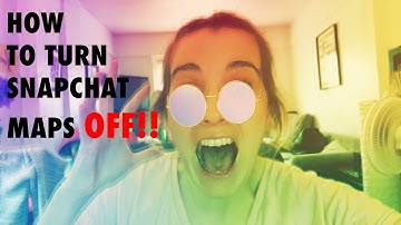 Turn off and disable snapchat maps from automatically showing your location!