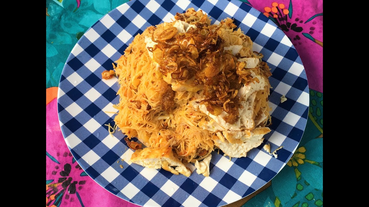 Myanmar Food Recipes Rice vermicelli salad ၿကာဇံသုပ္ခ်ဥ္ငံစပ္