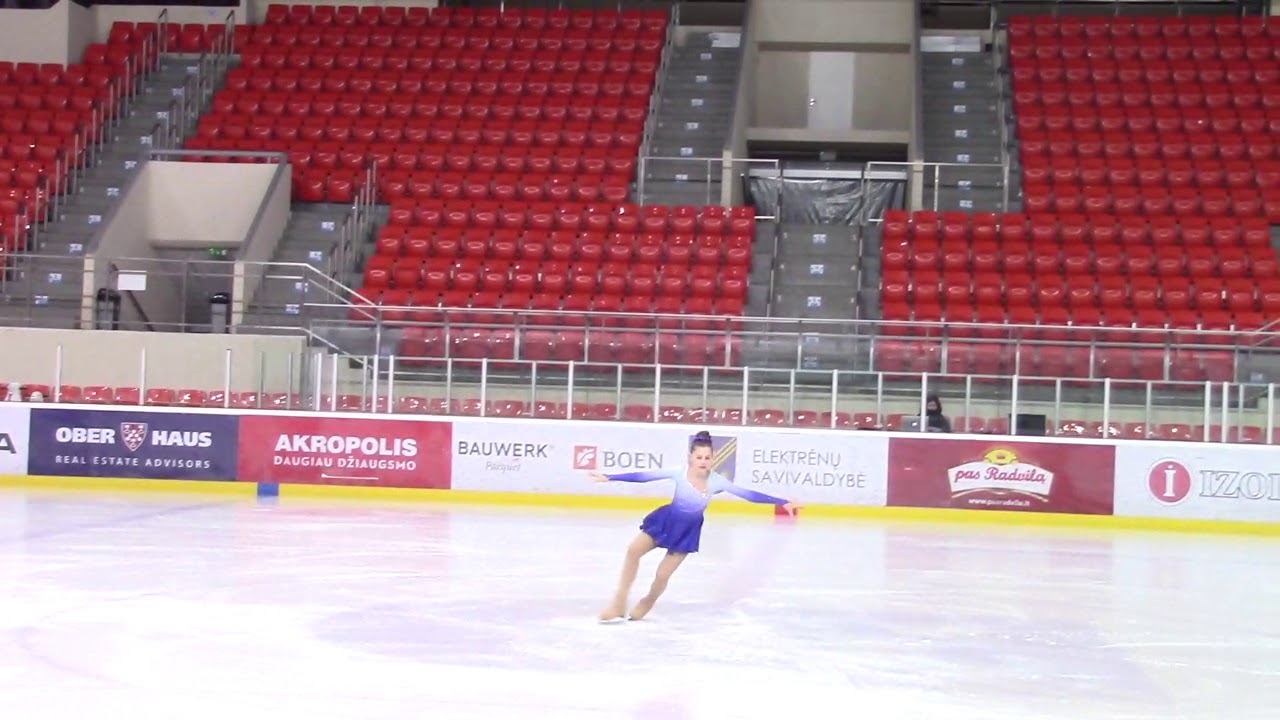 Atviras Lietuvos �empionatas ir pirmenyb Beginners Pre Young Mergait�s  ПП 3 Ieva SIMKUNAITE LTU