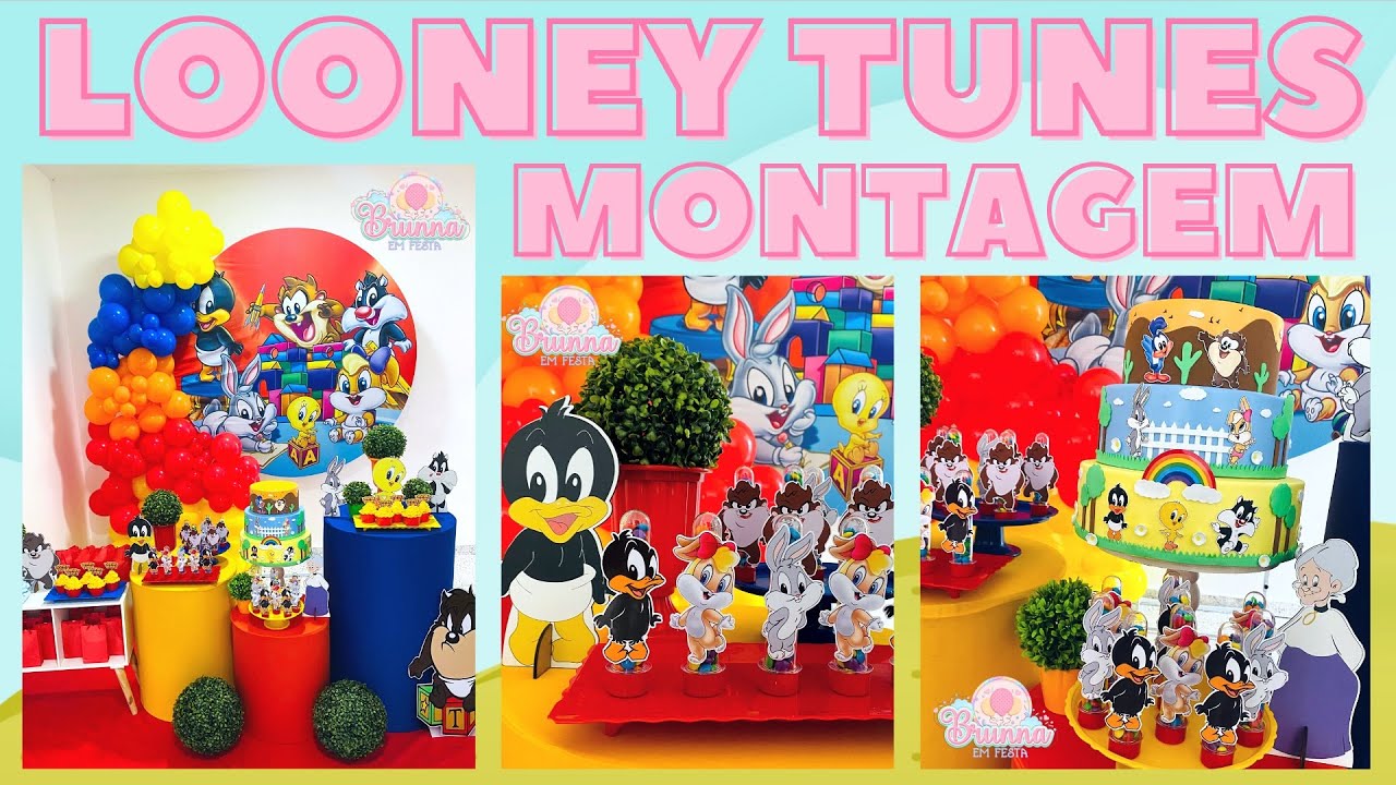 LOONEY TUNES BABY - DECORAÇÃO DE MENINO / MONTAGEM | BRUNNA EM FESTA