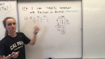 Challenge: How to solve an equation using fraction busters