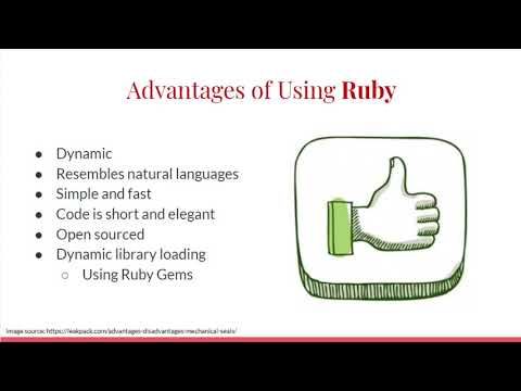 Ruby Programming Language Pitch - Concepts of Programming Languages