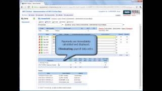 IMS Online Max - Employee submitting an online timesheet