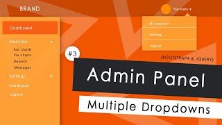 Multiple Dropdowns | Admin panel –part 3