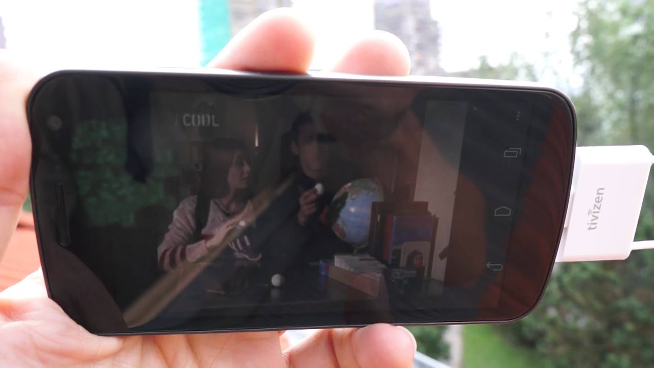 Tivizen Pico TV tuner - sledování za oknem