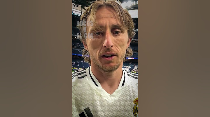 La frase de Luka Modric en su despedida