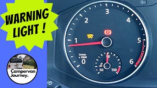 ENGINE WARNING LIGHT - AARGH !!! - VW T6 California Engine Warning Light and on route re set