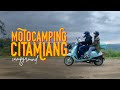 Moto camping pertama di bukit citamiang   keeway shiny 150  asmr camping  motorcycle camping asmr