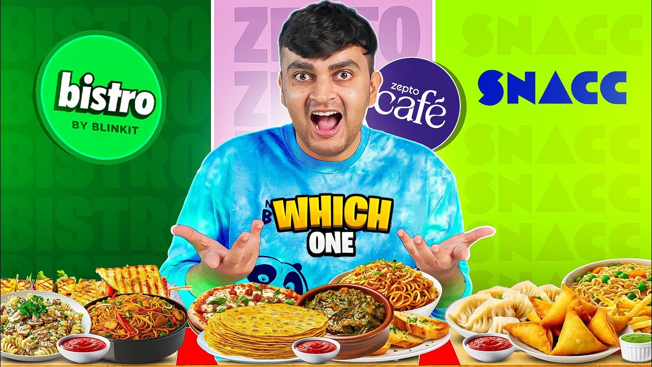Zepto Cafe vs Blinkit Bistro vs Swiggy Snacc Full Menu