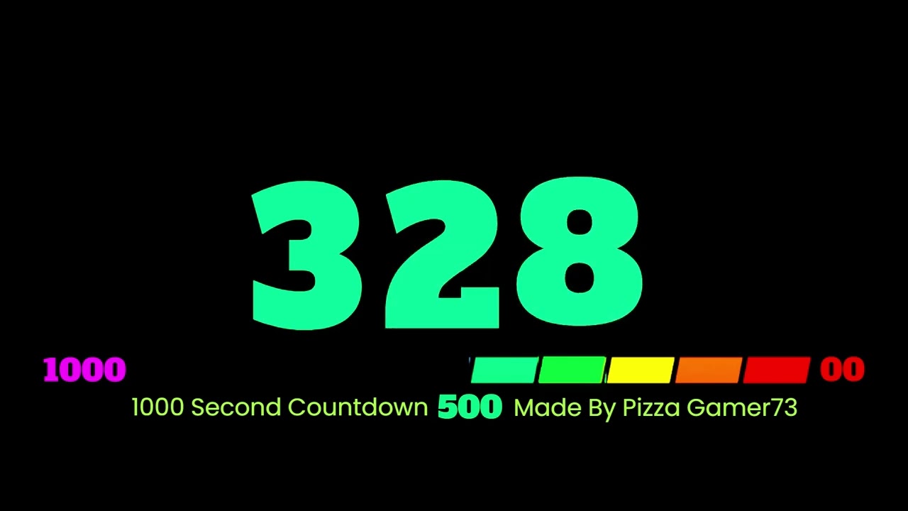 1000 Second Timer | I WORKED SO HARD ON THIS