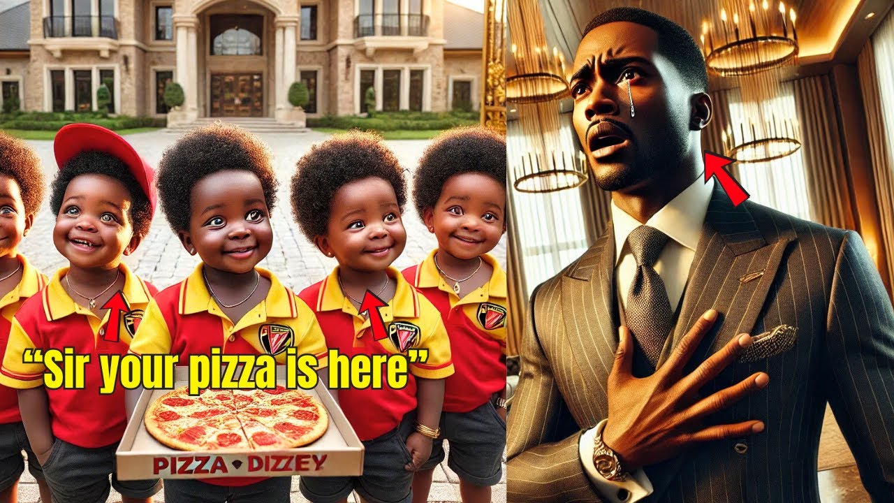 K SEXTUPLETS DELIVER PIZZA TO MANSION—SHOCKED WHEN THE OWNER CALLS THEM BY NAME