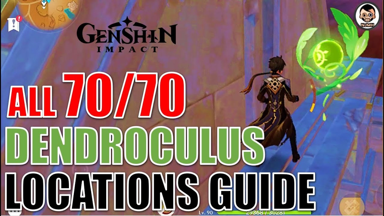 [Updated] All 70 DENDROCULUS Locations in Sumeru Desert Version 3.1 ...